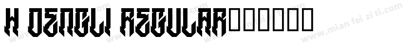 H OENGLI Regular字体转换
